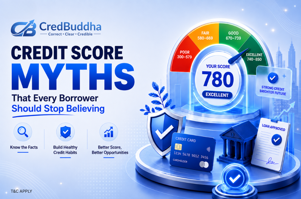 Credit Score Myths That Could Hurt Your Loan Approval | CredBuddha